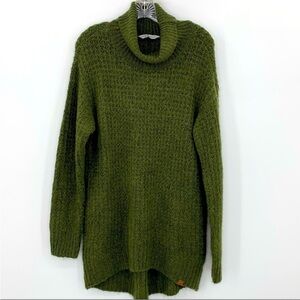 Alpine Design Wool Blend Oversized
Longline Turtleneck